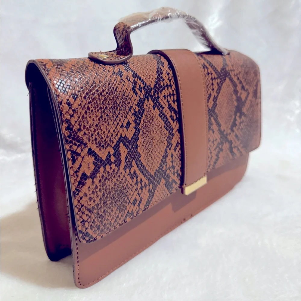 ASOS Tan Top Handle Satchel - Picture 2 of 7